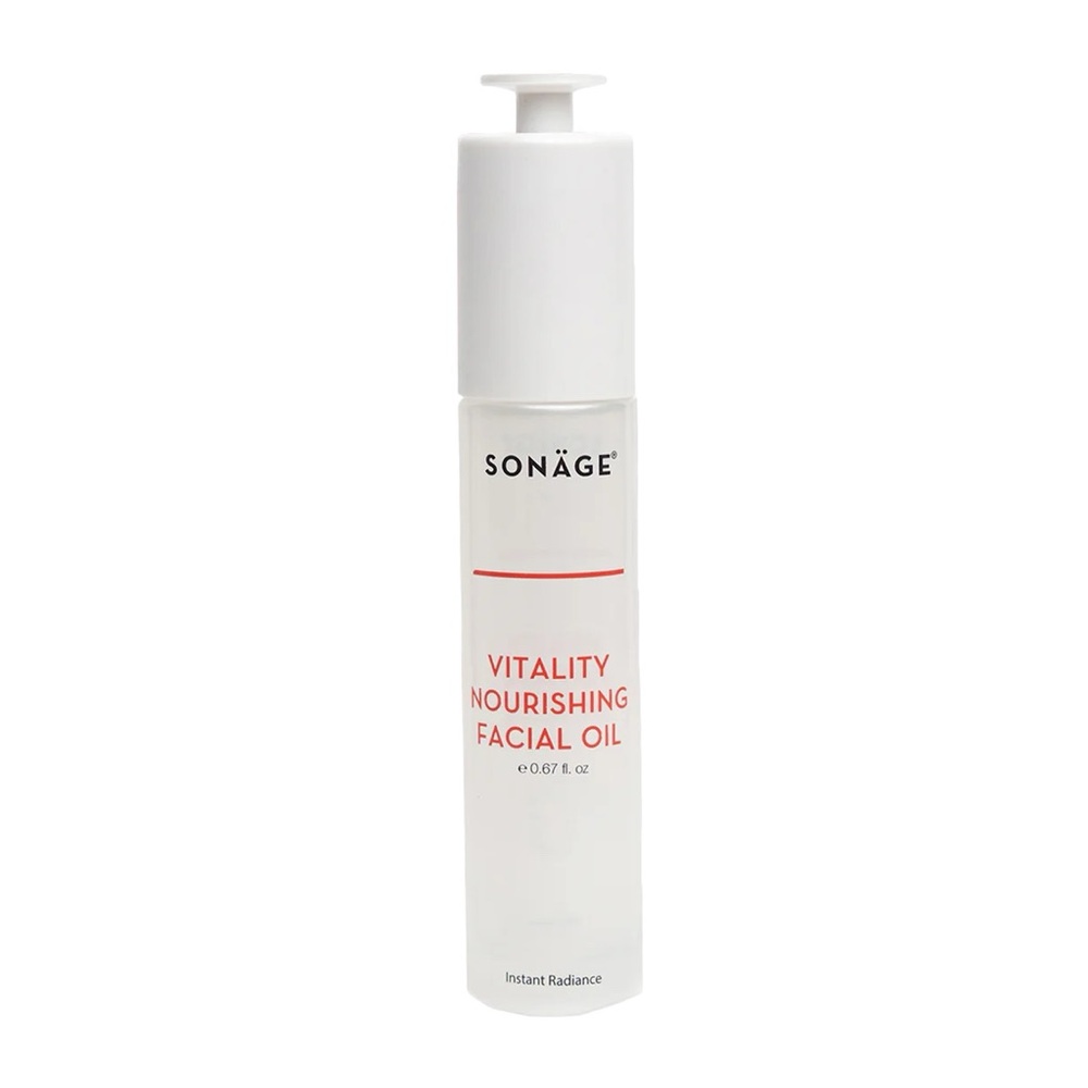 Sonage Vitality Nourishing Facial Oil Instant Radiance Argan Marula Geranium